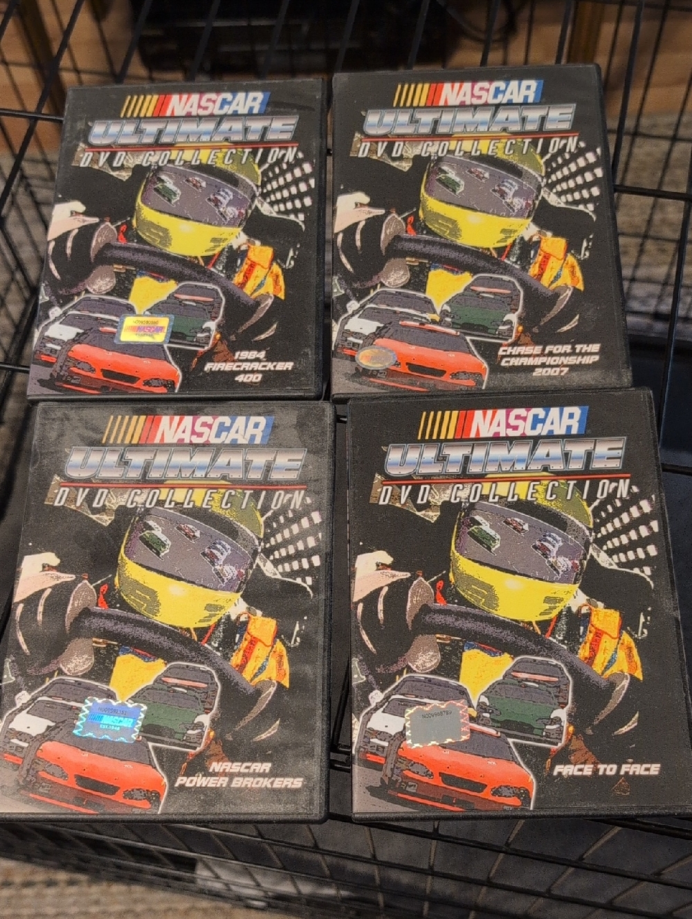 Nascar DVD Collection - Black with Yellow & Red Artwork